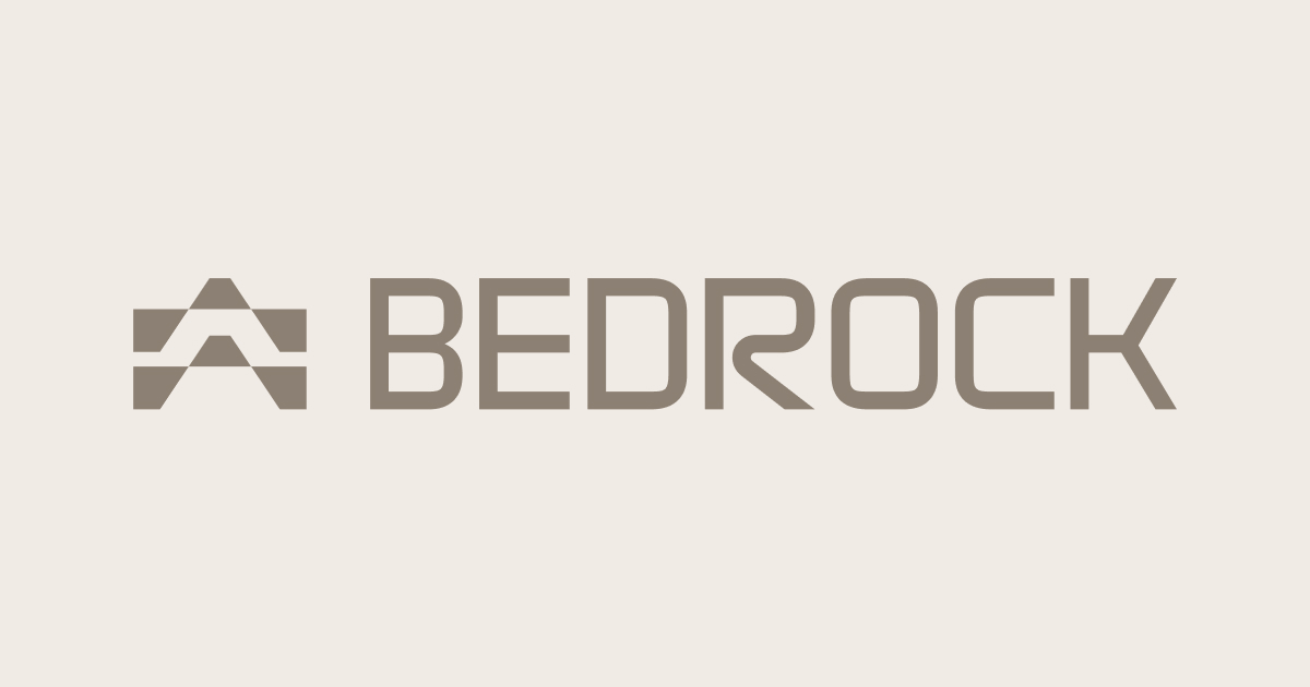 Bedrock robotics manufacturer logo