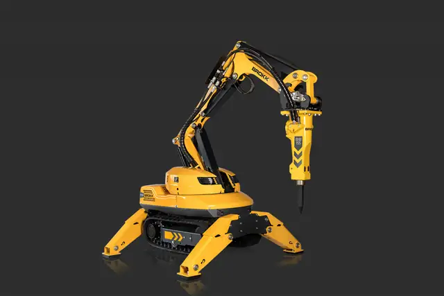 Brokk 110 - Remote-controlled demolition robot by Brokk