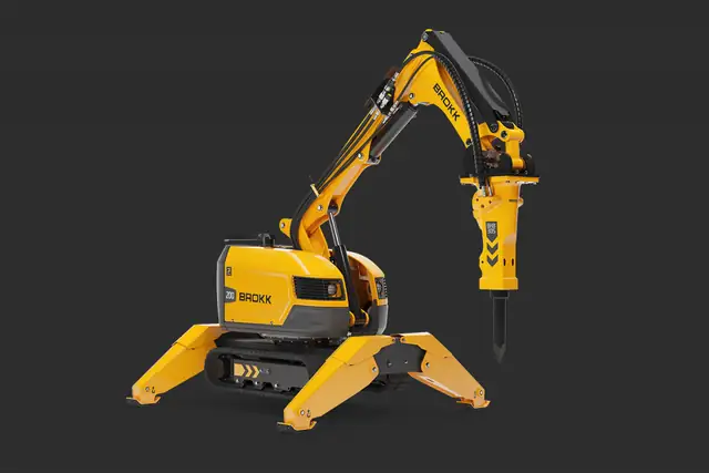 Brokk 200 - Remote-controlled demolition robot by Brokk