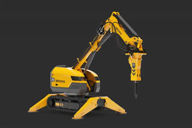 Brokk 300 - Remote-controlled demolition robot by Brokk