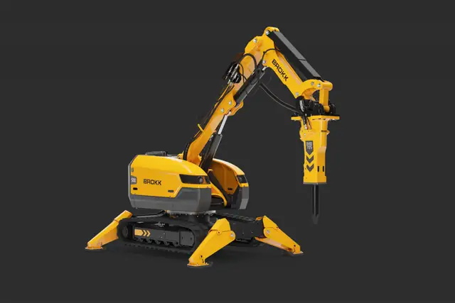 Brokk 500 - Remote-controlled demolition robot by Brokk