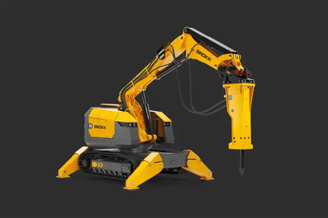 Brokk 900 - Remote-controlled demolition robot by Brokk