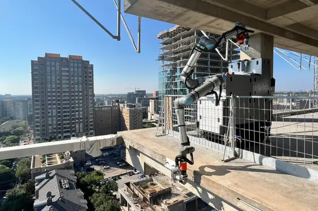 Raise for structural frame erection - Vertical layout and fastening robot by Raise robotics