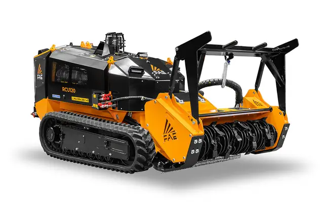 RCU 120 - Remote-controlled robot for land clearing by Fae group