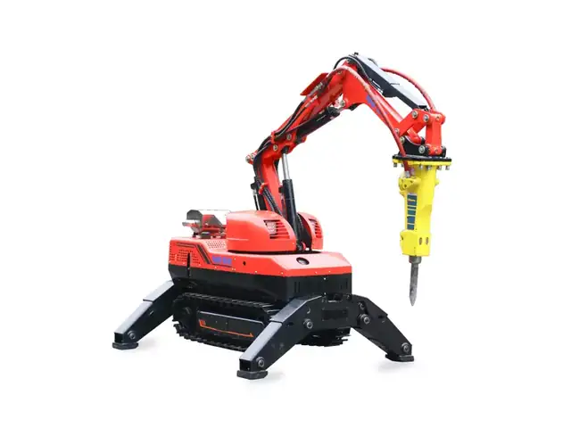 Hitech HCR 120c - Remote-controlled demolition robot by Hitech