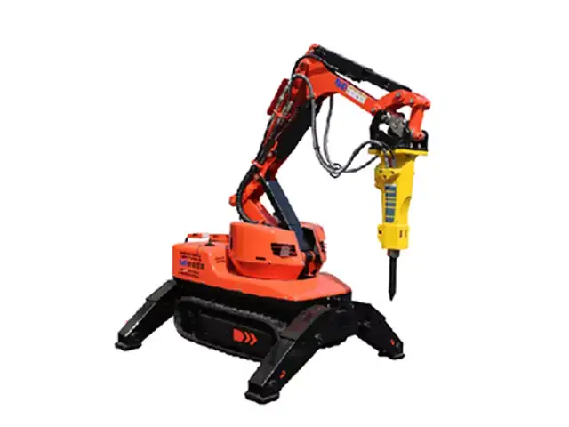 Hitech HCR 120d - Remote-controlled demolition robot by Hitech