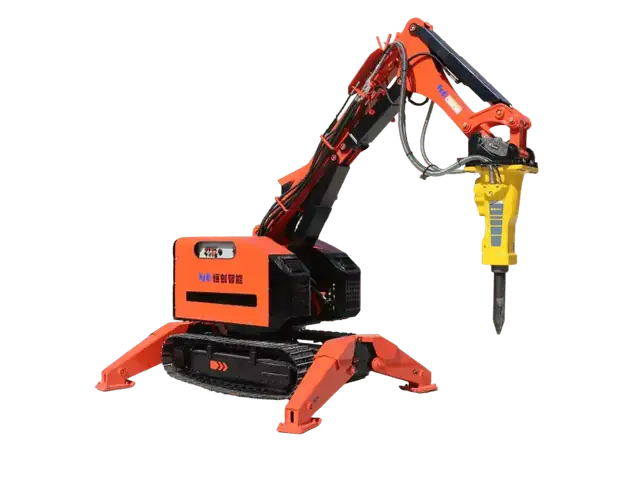 Hitech HCR 300d - Remote-controlled demolition robot by Hitech