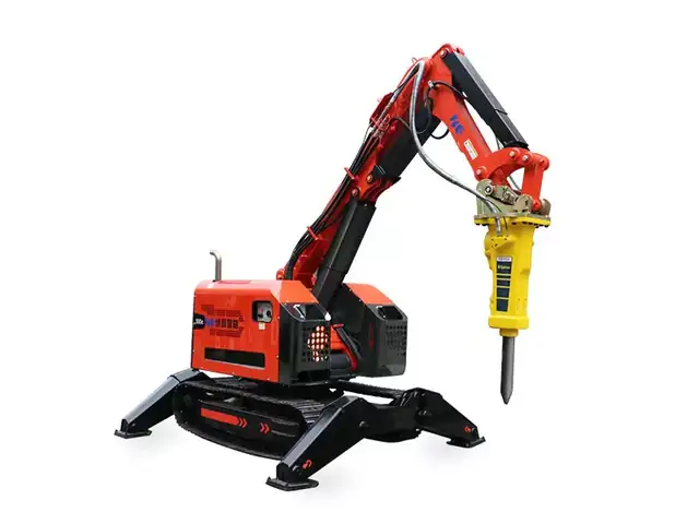 Hitech HCR 500c - Remote-controlled demolition robot by Hitech
