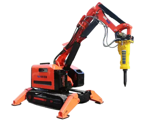 Hitech HCR 500d - Remote-controlled demolition robot by Hitech