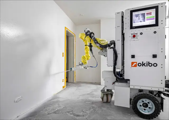 Okibo for interior finishes - Autonomous finishing robot by Okibo