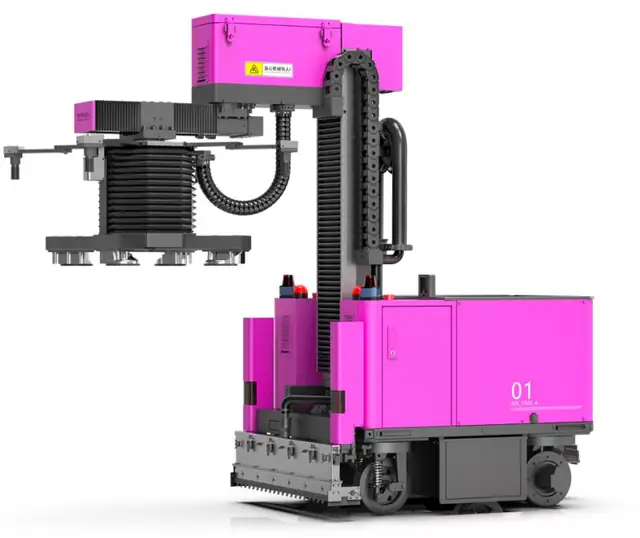 Tile laying robot for flooring installation - Autonomous tile laying robot by Pro build robotics