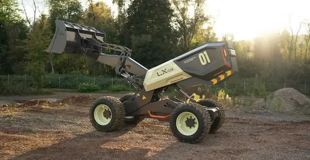 LX03 for clearing and grading - Autonomous electric wheel loader by Volvo